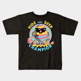 Hide and Seek Champion Egg - Funny Easter Bunny Kids T-Shirt